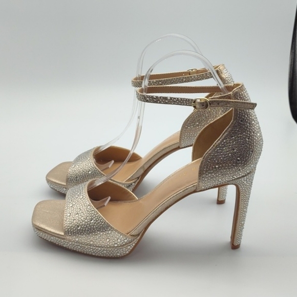 NEW Kelly & Katie Dahlia Platform Sandal Heels Size 9.5 - Picture 11 of 14